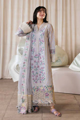 BrandsInn-3PC LAWN EMBROIDERED SHIRT WITH KHADDI NET EMB DUPATTA AND TROUSER-BI-4913
