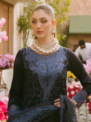 BrandsInn-3PC LAWN EMBROIDERED SHIRT WITH KHADDI NET EMB DUPATTA AND TROUSER-BI-4738