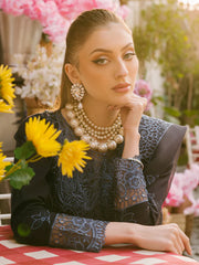 BrandsInn-3PC LAWN EMBROIDERED SHIRT WITH KHADDI NET EMB DUPATTA AND TROUSER-BI-4738