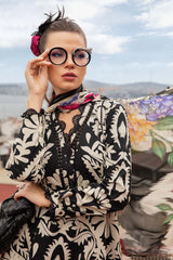 BrandsInn-3PC KHADDAR PRINTED EMB SHIRT WITH KHADDAR PRINTED DUPATTA AND PRINTED TROUSER-BI-2629