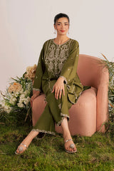 BrandsInn_2PIECE LAWN EMBROIDERED SHIRT WITH LAWN EMB TROUSER-BI-264