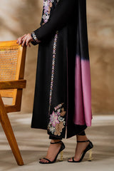 BrandsInn-3PC LAWN EMBROIDERED SHIRT WITH CHIFFON TYE&DYED DUPATTA AND TROUSER-BI-4640