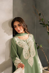 BrandsInn-3PC LAWN EMBROIDERED SHIRT WITH BAMBER CHIFFON DUPATTA-BI-4770
