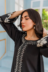 BrandsInn - 3PC DHANAK EMBROIDERED WITH ORGANZA EMBROIDERED DUPPATTA-BI-4079