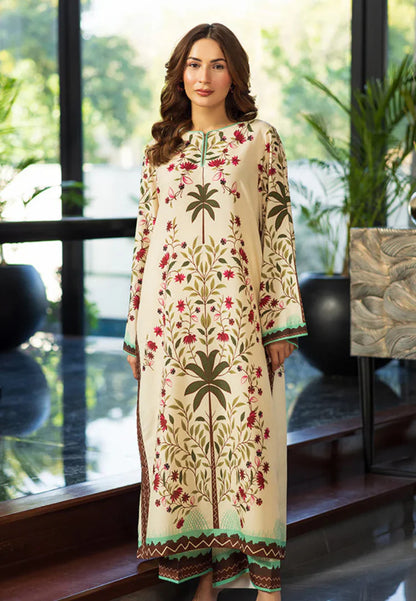 BRANDSINN-2PC SHAMOZE SILK PRINTED SHIRT & SHAMOZE SILK PRINTED TROUSER-BI-2003
