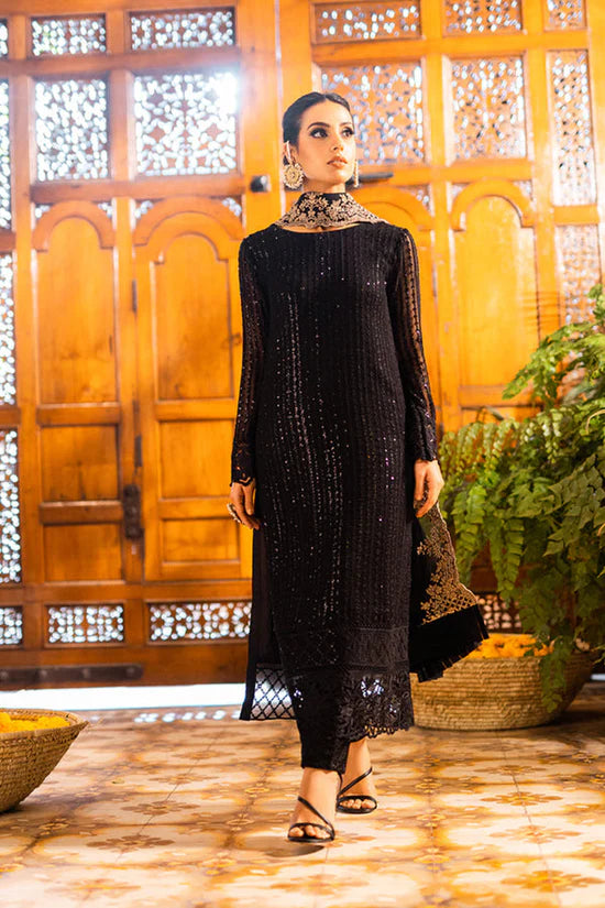 BrandsInn-3PC LAWN EMBROIDERED SHIRT WITH CHIFFOON EMBROIDERED DUPATTA AND EMB TROUSER-BI-4559