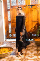 BrandsInn-3PC LAWN EMBROIDERED SHIRT WITH CHIFFOON EMBROIDERED DUPATTA AND EMB TROUSER-BI-4559