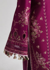 BrandsInn-3PC DHANAK EMBROIDERED SHIRT WITH CHIFFON EMBROIDERED DUPATTA AND TROUSER-BI-5179