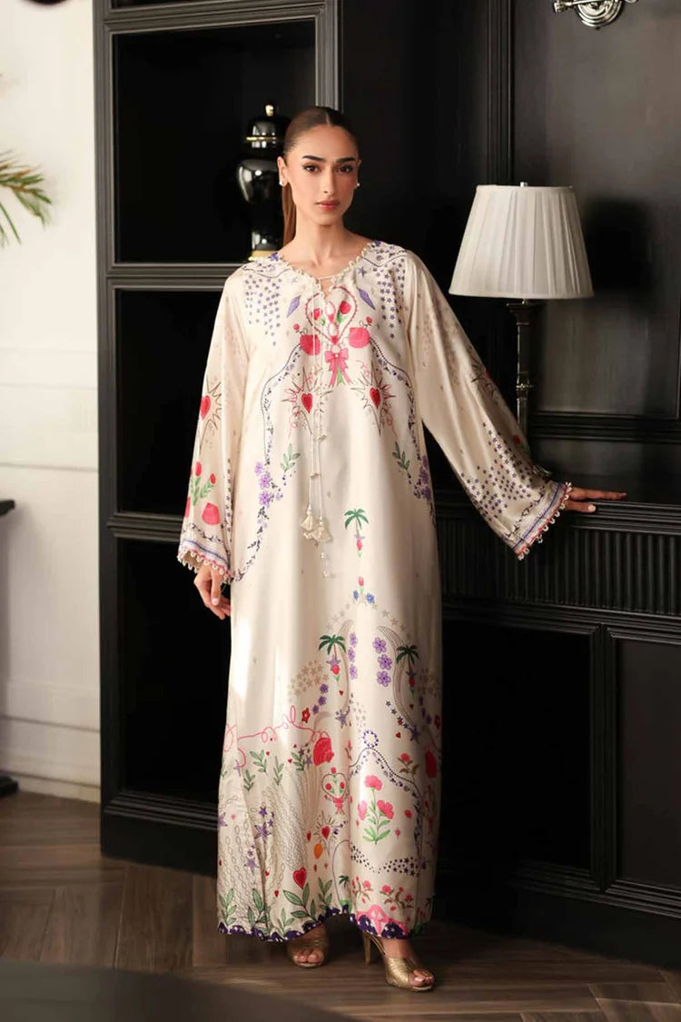 BrandsInn-2PC-SHAMOZE SILK PRINTED SHIRT WITH SILK TROUSER-BI-9014