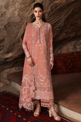 BrandsInn-3PC LAWN EMBROIDERED SHIRT WITH KHAADI NET EMBROIDERED DUPATTA AND TROUSER-BI-4754