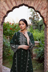 BrandsInn-2PIECE LAWN EMBROIDERED SHIRT WITH LAWN EMB SLEEVES-BI-266