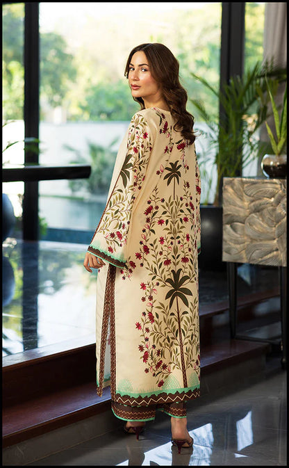 BRANDSINN-2PC SHAMOZE SILK PRINTED SHIRT & SHAMOZE SILK PRINTED TROUSER-BI-2003