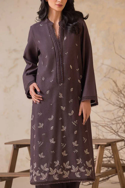BrandsInn-2PC LAWN EMBROIDERED SHIRT WITH LAWN EMBROIDERED SLEEVES-BIC-3474-BI-263