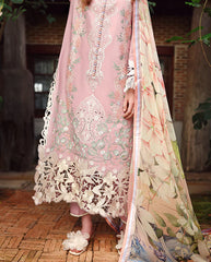 BrandsInn-3PC LAWN EMBROIDERED SHIRT WITH SILK PRINTED DUPATTA AND TROUSER-BI-4901