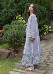 BrandsInn-3PC LAWN EMBROIDERED SHIRT WITH KHADDI NET EMB DUPATTA AND TROUSER-BI-4804