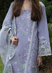 BrandsInn-3PC LAWN EMBROIDERED SHIRT WITH KHADDI NET EMB DUPATTA AND TROUSER-BI-4804