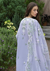 BrandsInn-3PC LAWN EMBROIDERED SHIRT WITH KHADDI NET EMB DUPATTA AND TROUSER-BI-4804