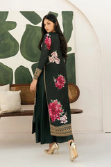 BrandsInn-3PC-SHAMOZE SILK PRINTED EMB SHIRT WITH SILK PRINTED DUPATTA AND SILK TROUSER-BI-9013
