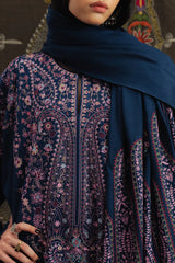 BrandsInn-3PC LAWN EMBROIDERED SHIRT WITH KHADDI NET EMBROIDERED DUPATTA AND TROUSER-BI-4676