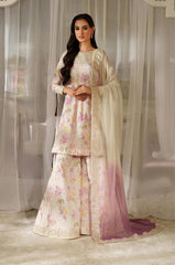 BrandsInn-3PC LAWN DIGITAL PRINTED EMB SHIRT WITH SILK TYE&DYE EMB DUPATTA AND PRINTED TROUSER-BI-027