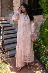 BrandsInn-3PC LAWN CHIKANKAARI EMBROIDERED SHIRT WITH KHAADI NET EMBROIDERED DUPATTA AND TROUSER-BI-4660