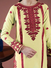 BrandsInn-3PC LAWN EMBROIDERED SHIRT WITH LAWN EMBROIDERED DUPATTA AND LAWN TROUSER-BI-369
