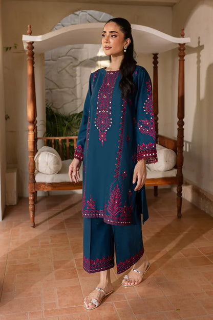 BrandsInn-2PC SEQUIN LAWN EMBROIDERED SHIRT WITH SEQUIN LAWN EMBROIDERED TROUSER-BI-202