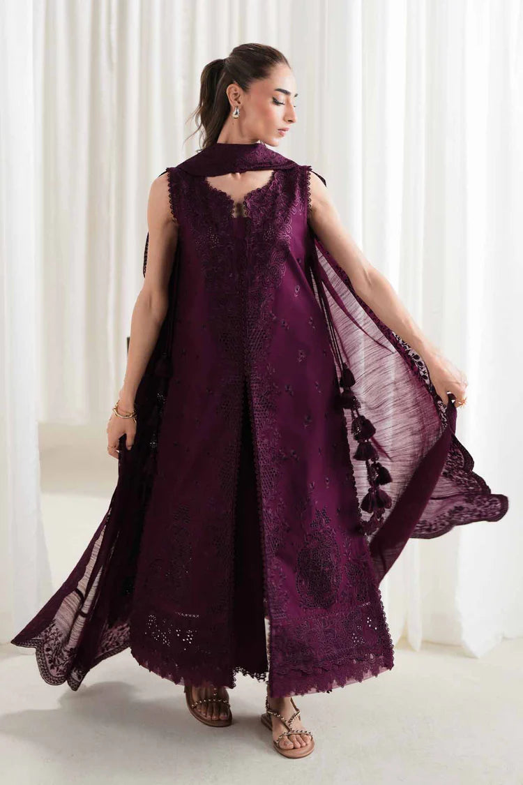 BrandsInn-3PC LAWN EMBROIDERED SHIRT WITH KHADDI NET EMB DUPATTA AND TROUSER-BI-4922