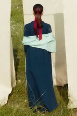 BrandsInn- 3PC KHADDAR EMBROIDERED SHIRT WITH COURTAI WOOL PRINT SHAWL AND TROUSER-BI-4063