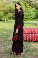 BrandsInn-2PIECE LAWN EMBROIDERED SHIRT WITH LAWN EMB SLEEVES-BI-267