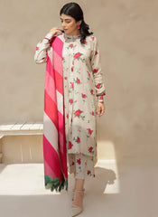 BrandsInn-3PC KARANDI PRINTED SHIRT WITH KARANDI PRINTED DUPATTA AND TROUSER-BI-2575