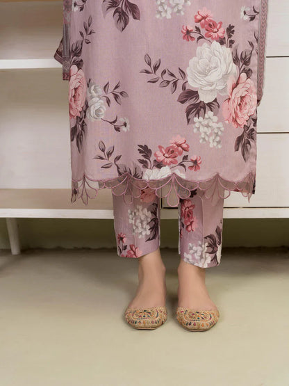 BrandsInn-3PC KARANDI PRINTED SHIRT WITH KARANDI PRINTED DUPATTA AND TROUSER-BI-2581