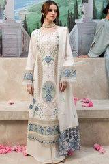 BrandsInn-3PC DHANAK LASER CUT EMB SHIRT WITH DHANAK LASERCUT EMB DUPATTA & TROUSER-BI-4103