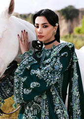 BrandsInn-3PC KARANDI EMBROIDERED SHIRT WITH KARANDI EMBROIDERED SHAWL AND TROUSER-BI-5249