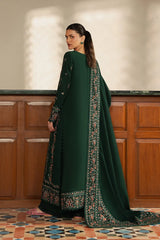 BrandsInn-3PC KARANDI EMBROIDERED SHIRT WITH KARANDI EMB SHAWL AND TROUSER-BI-5195
